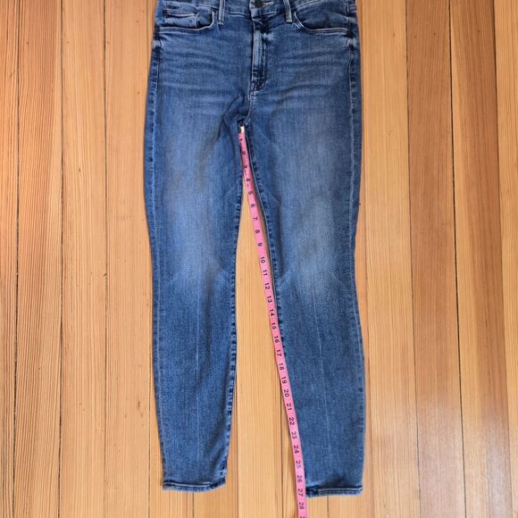 Mother The Looker Skinny Jeans 29 Dark Wash High Rise Slim Classic Minimalist - Picture 16 of 16